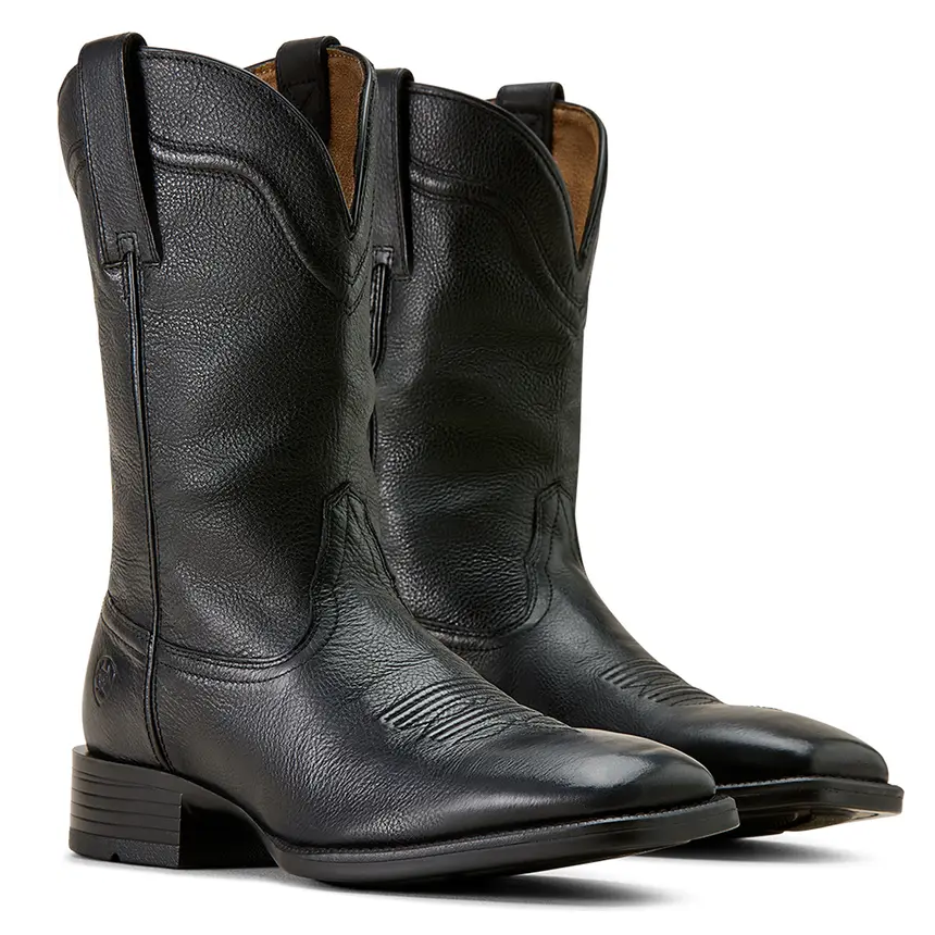 Ariat® Men's "Alden" WST Western Boots - Eclipse Black