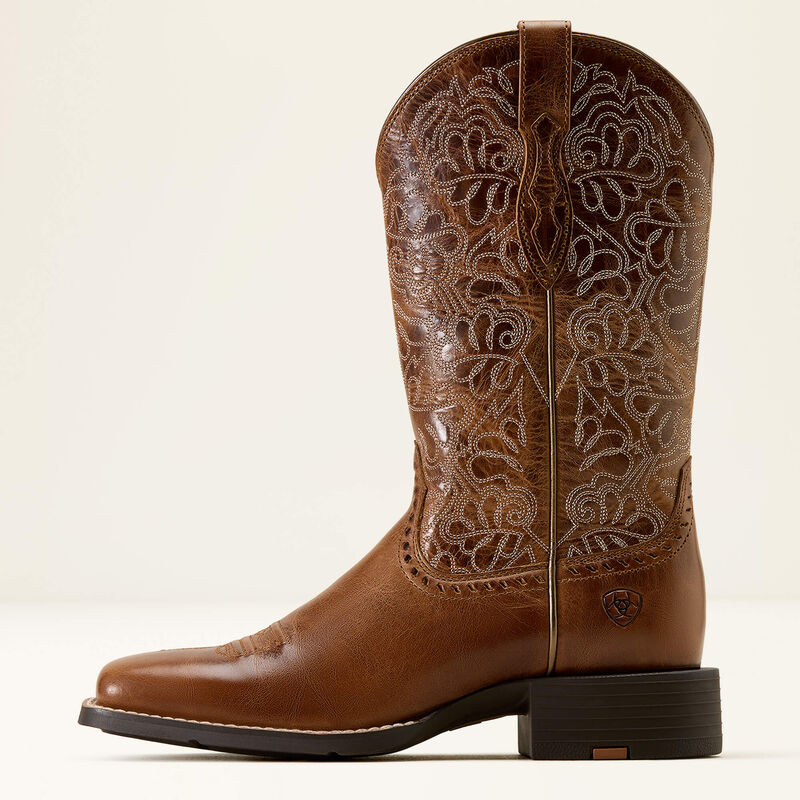 Ariat® Women's "Round Up Remuda" Western Boots - Aged Tan
