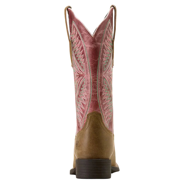 Ariat® Women's "Round Up Ruidoso" Western Boots - Brown Bomber