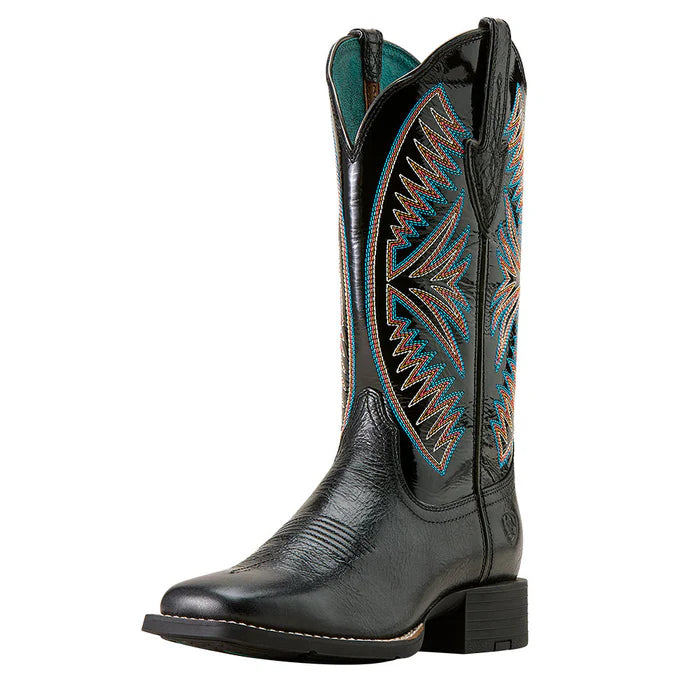 Ariat® Women's "Round Up Ruidoso" Western Boots - True Black