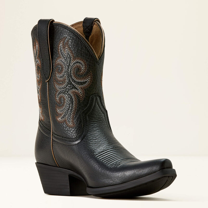 Ariat® Women's "Lacona X-Toe" Western Boots - Black Deertan