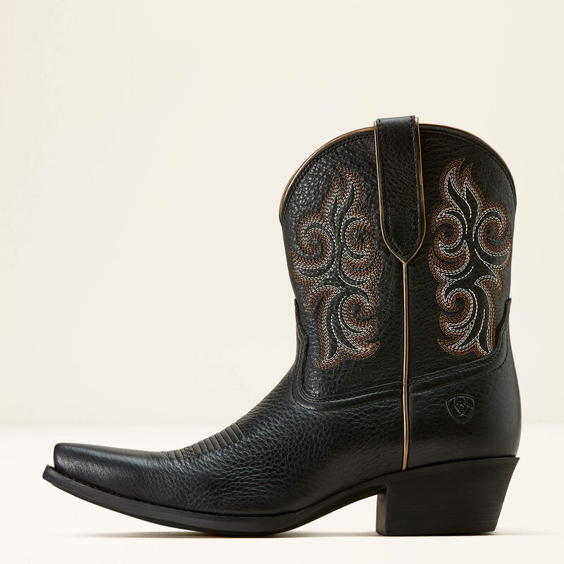 Ariat® Women's "Lacona X-Toe" Western Boots - Black Deertan