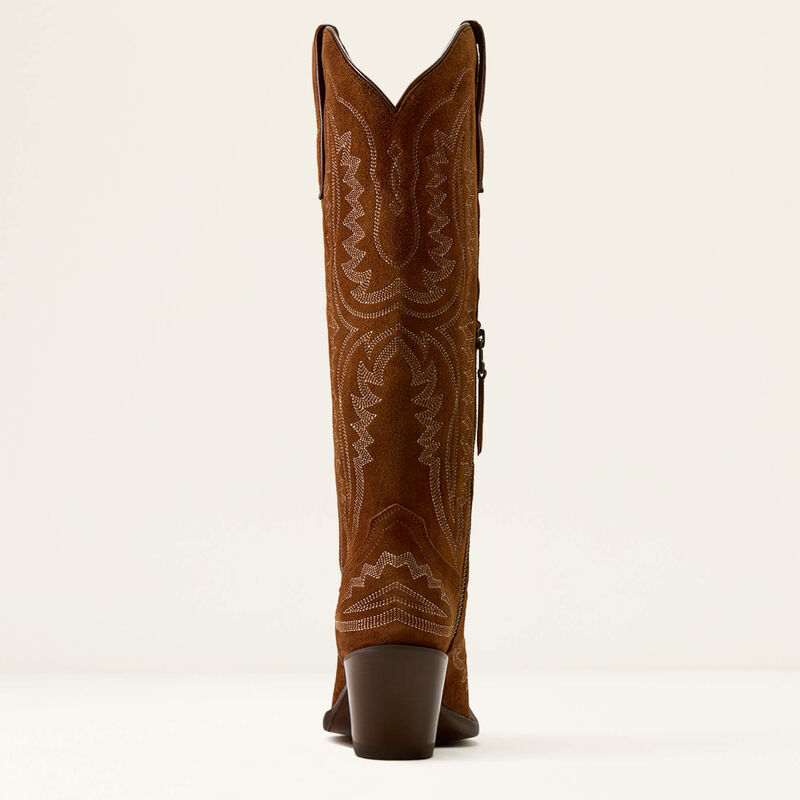 Ariat® Women's "Casanova" Western Boots - Oiled Tan Suede