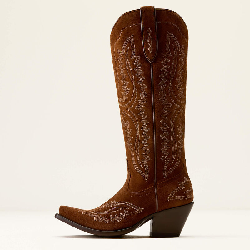 Ariat® Women's "Casanova" Western Boots - Oiled Tan Suede