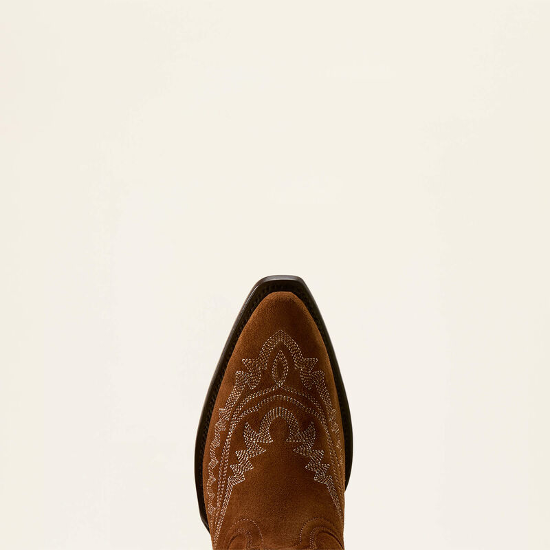 Ariat® Women's "Casanova" Western Boots - Oiled Tan Suede