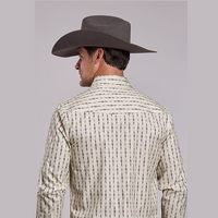 Stetson® Men's Long Sleeve Western Shirt - Southwest Stripe