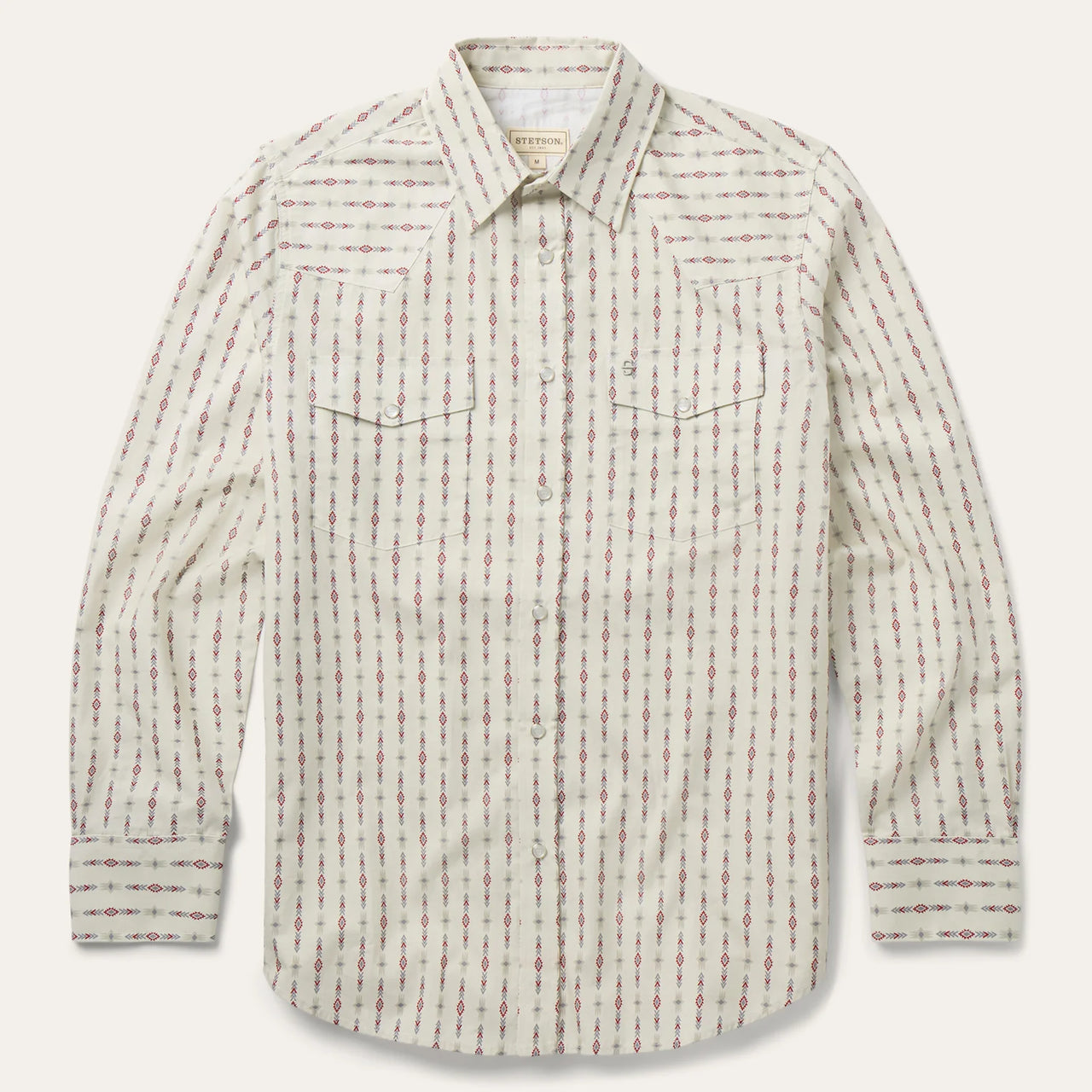 Stetson® Men's Long Sleeve Western Shirt - Southwest Stripe
