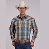 Stetson® Men's Long Sleeve Western Shirt - Sandalwood Ombre