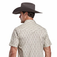 Stetson® Men's Short Sleeve Western Shirt - Southwest Stripe