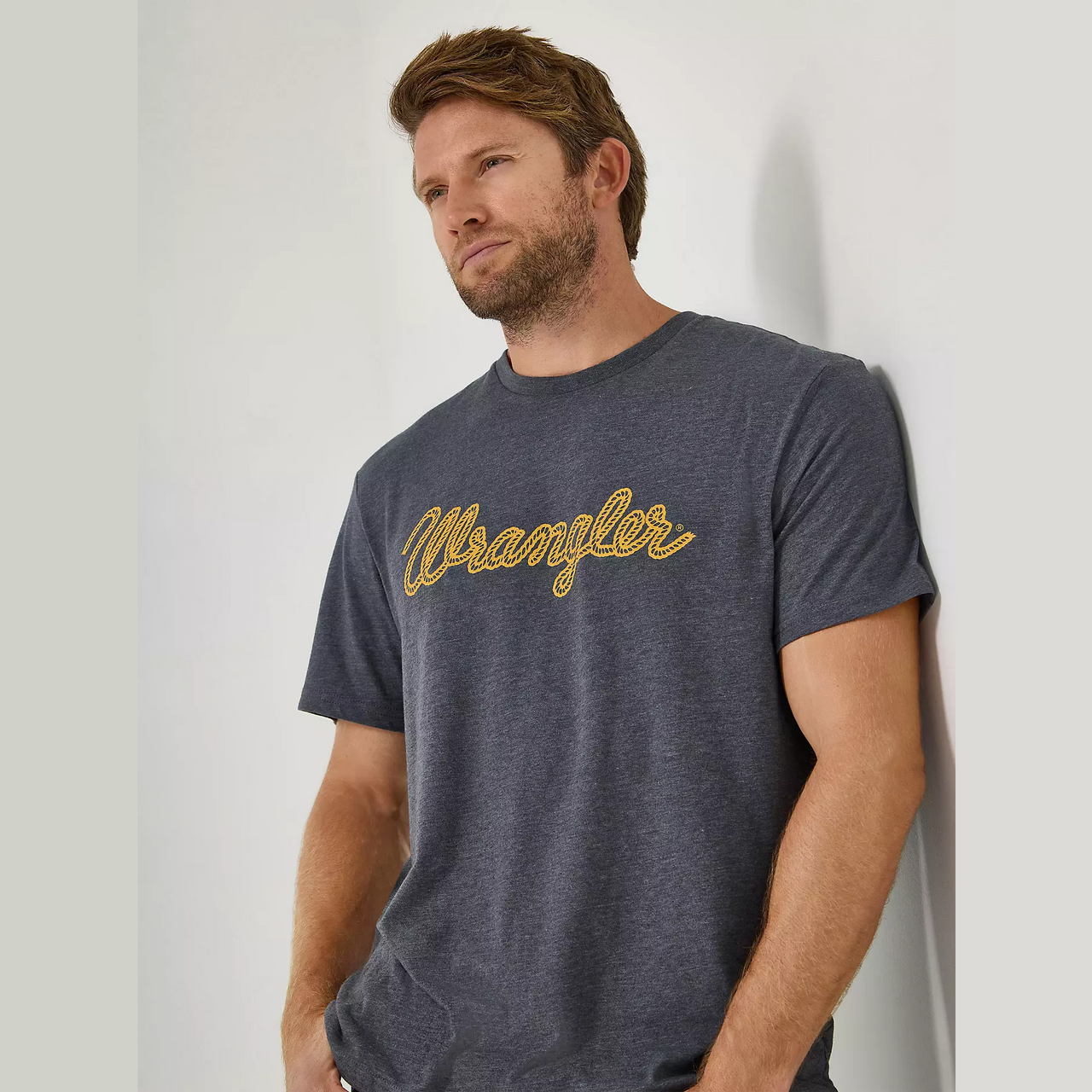 Wrangler® Men's Rope Logo T-Shirt - Asphalt