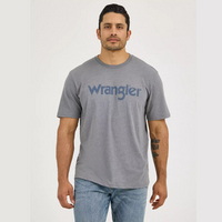 Wrangler® Men's Kabel Logo T-Shirt - Pewter