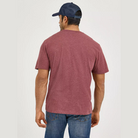 Wrangler® Men's Kabel Logo T-Shirt - Burgundy