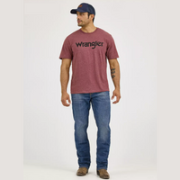 Wrangler® Men's Kabel Logo T-Shirt - Burgundy