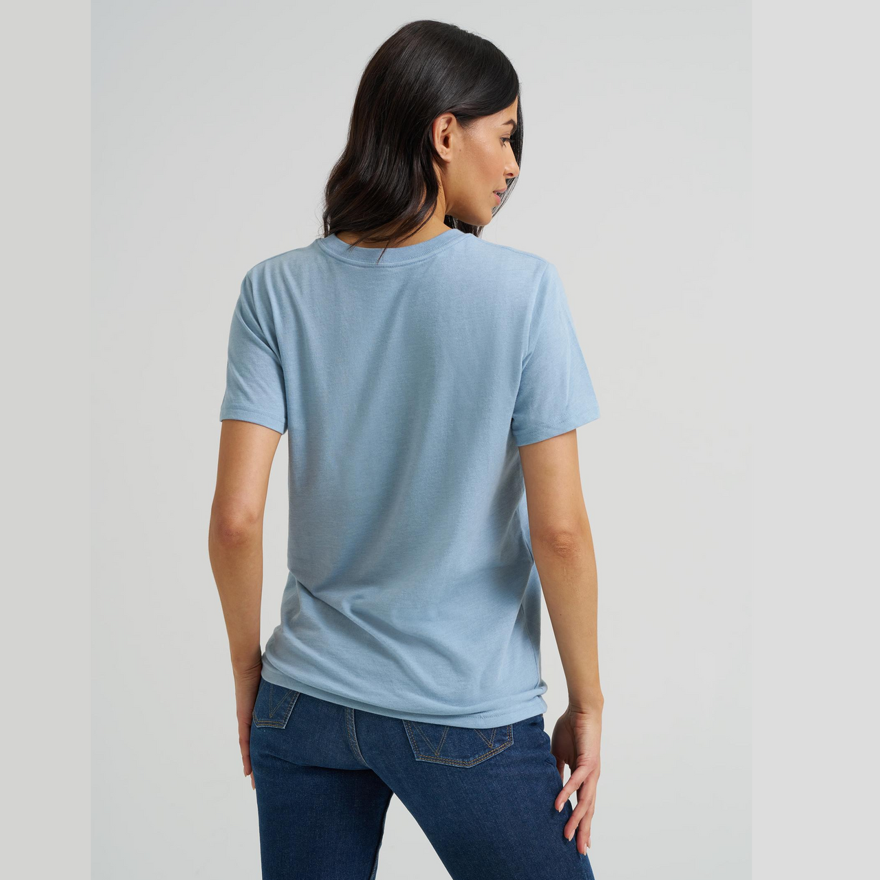 Wrangler® Women's Rope Logo T-Shirt - Ashley Blue Heather