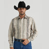 Wrangler Checotah® Men's Western Shirt - Tan