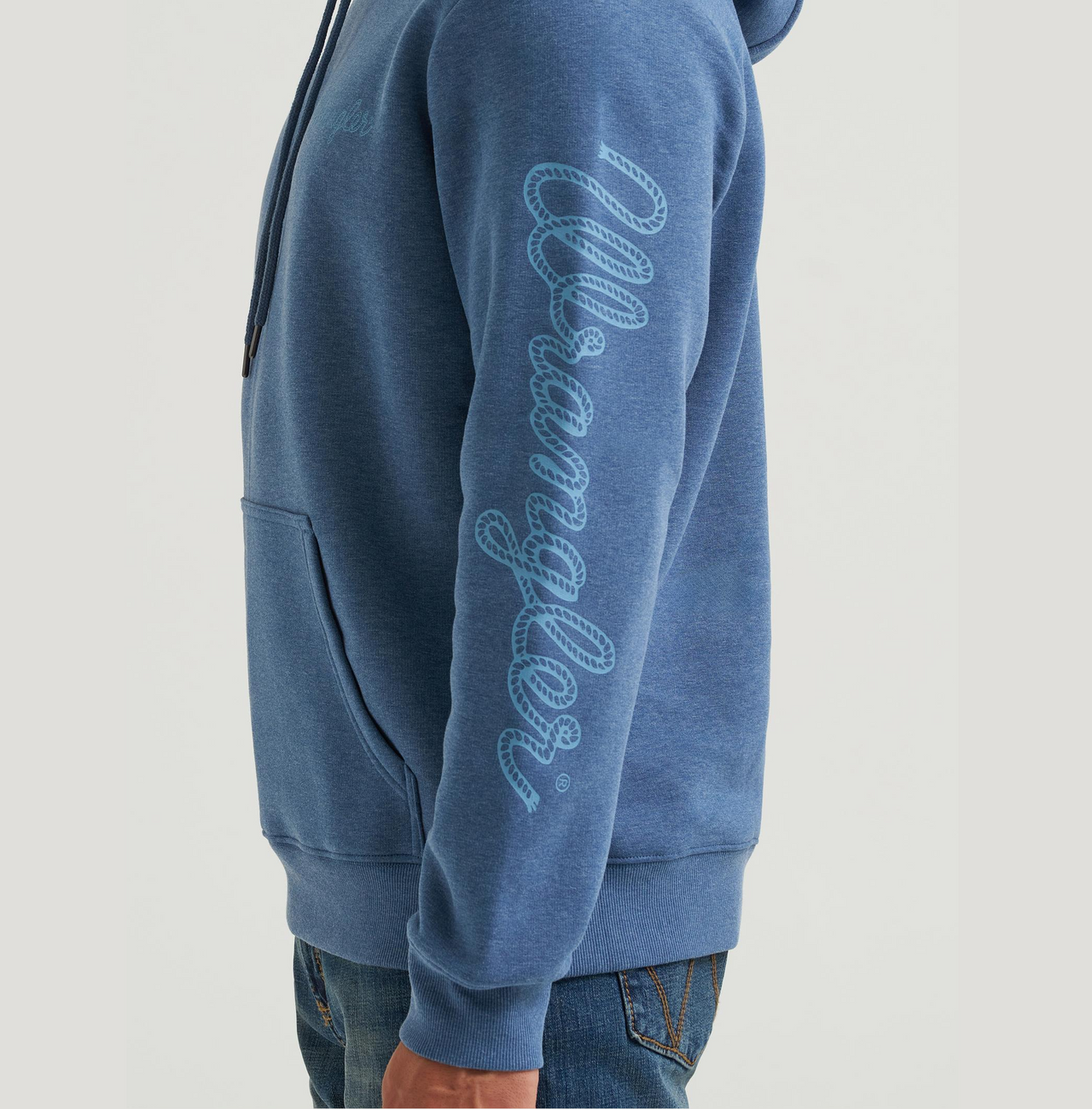 Wrangler® Graphic Hoodie - Dark Denim