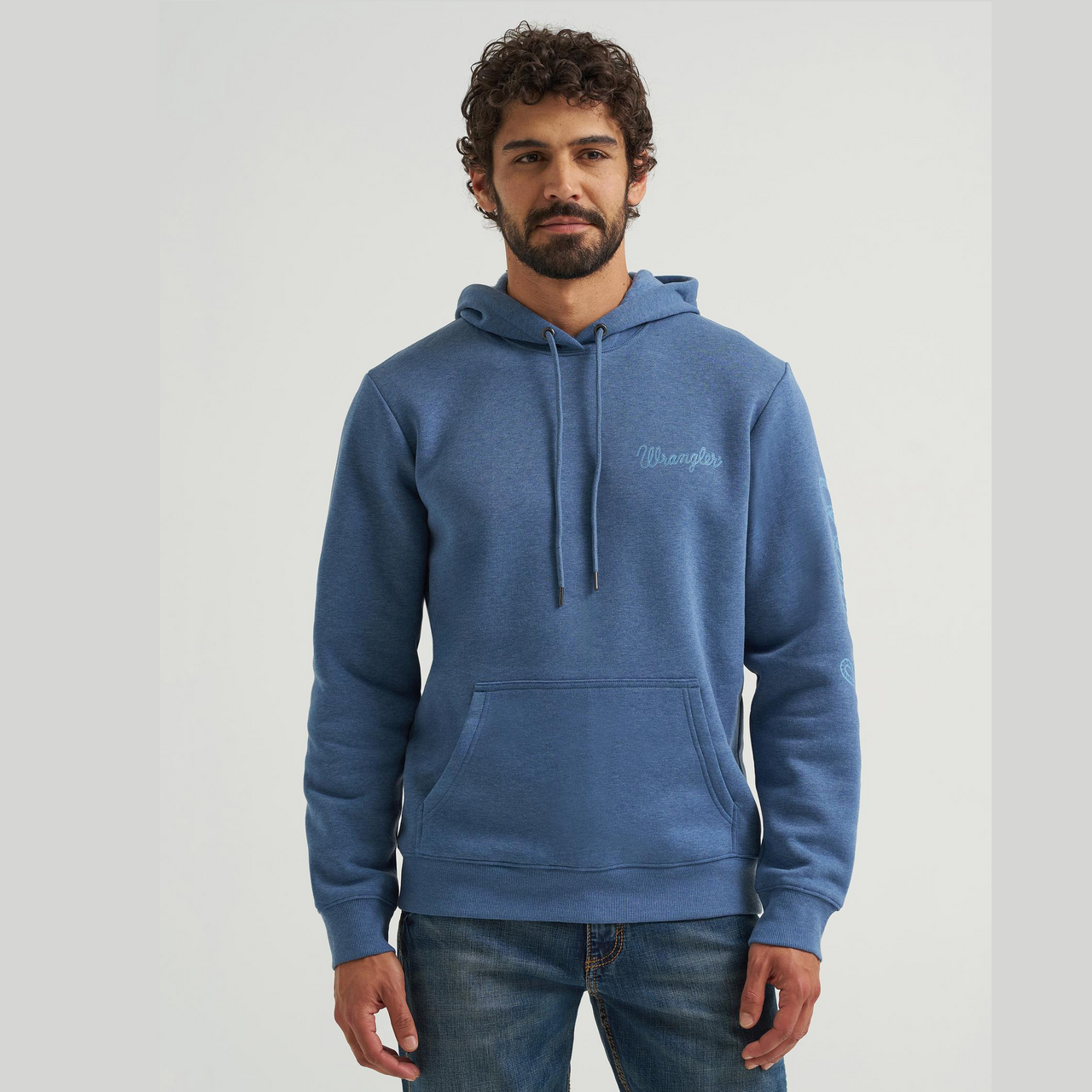 Wrangler® Graphic Hoodie - Dark Denim