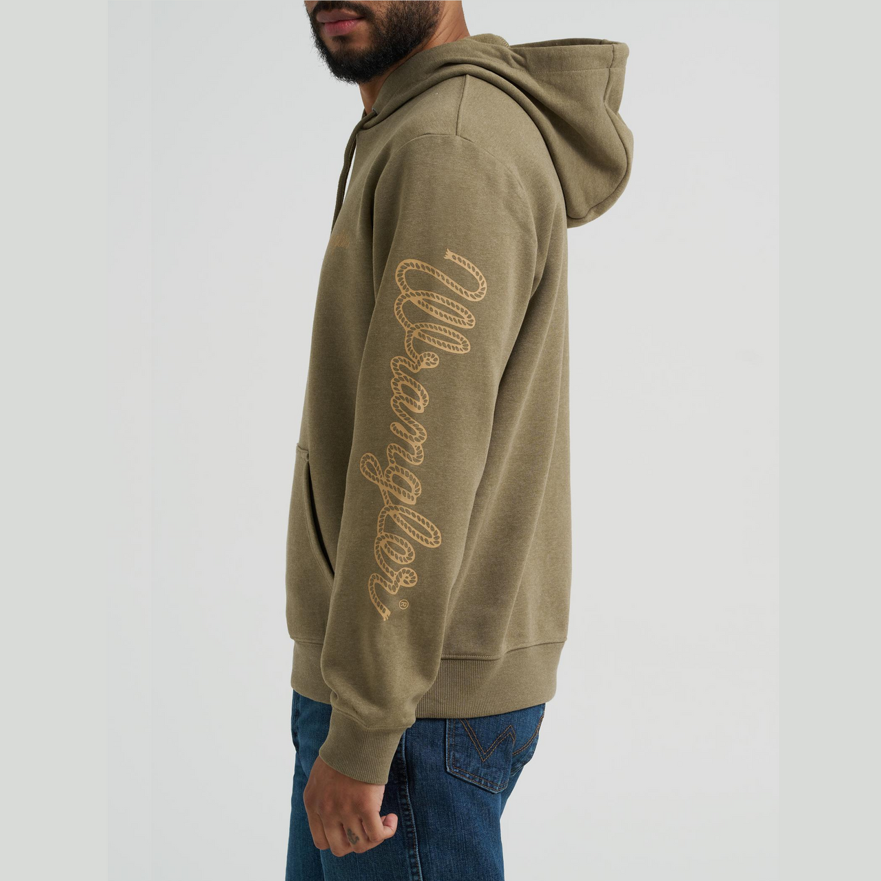Wrangler® Graphic Hoodie - Burnt Olive