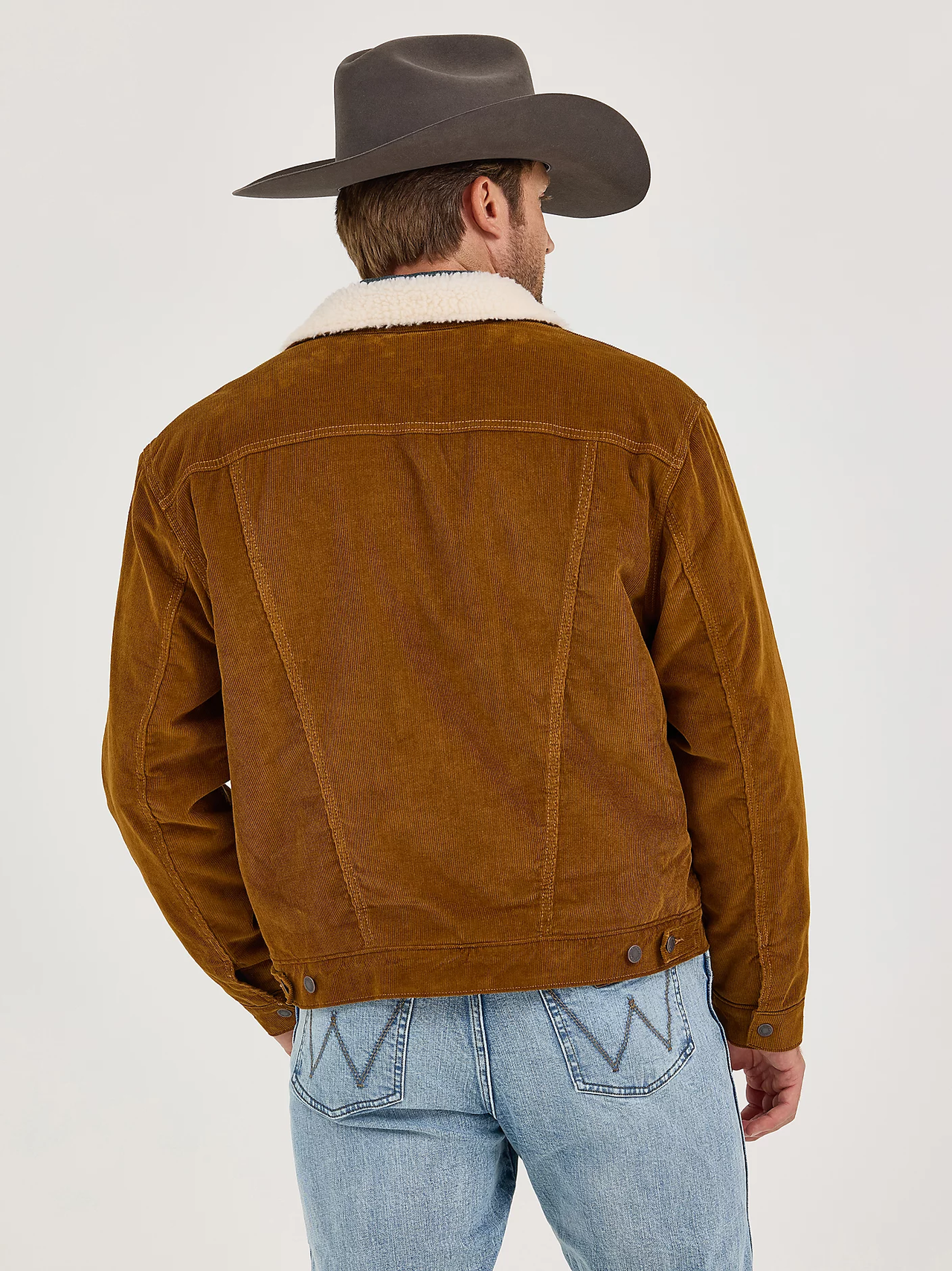 Wrangler® Men's Sherpa Lined Corduroy Jacket - Monks Robe