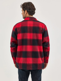 Wrangler® Men's Flannel Shirt Jacket - Red Buffalo
