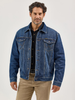 Wrangler® Men's Sherpa Lined Denim Jacket - Blue Shadow