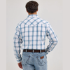 Wrangler® Men's Retro® Premium Western Shirt - Powder Plaid