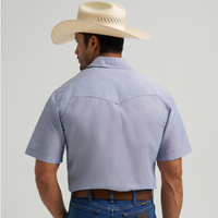 Wrangler® Men's Short Sleeve Work Shirt - Chambray