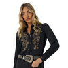 Wrangler® x Lainey Wilson Women's Embroidered Western Shirt - Black