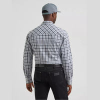Wrangler® Men's Retro Long Sleeve Western Shirt - Pine Black