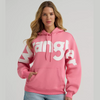 Wrangler® Women's Logo Graphic Hoodie - Pink