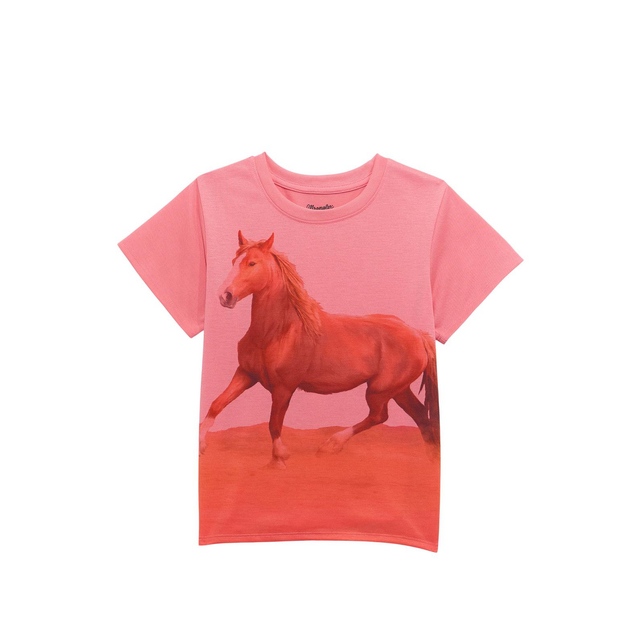 Wrangler® Girl's Western Graphic Tee - Pink Horse