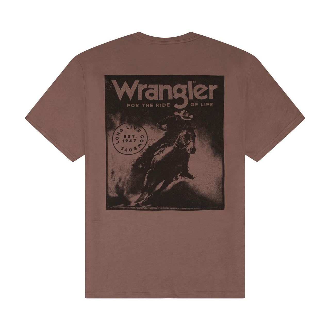 Wrangler® Men's Graphic T-Shirt - Coffee Quartz