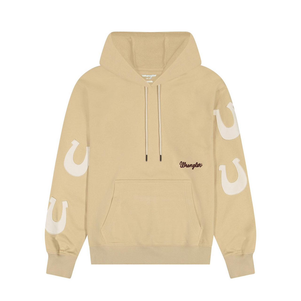 Wrangler® Western Hoodie - Pebble Horseshoes