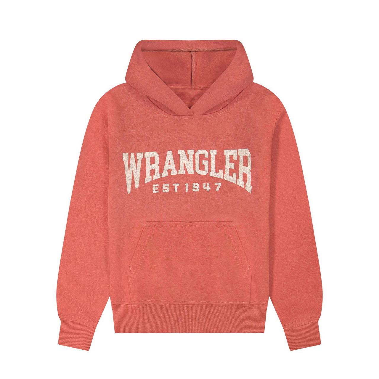 Wrangler® Kid's Western Hoodie - Tandoori Spice Heather