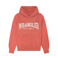 Wrangler® Kid's Western Hoodie - Tandoori Spice Heather