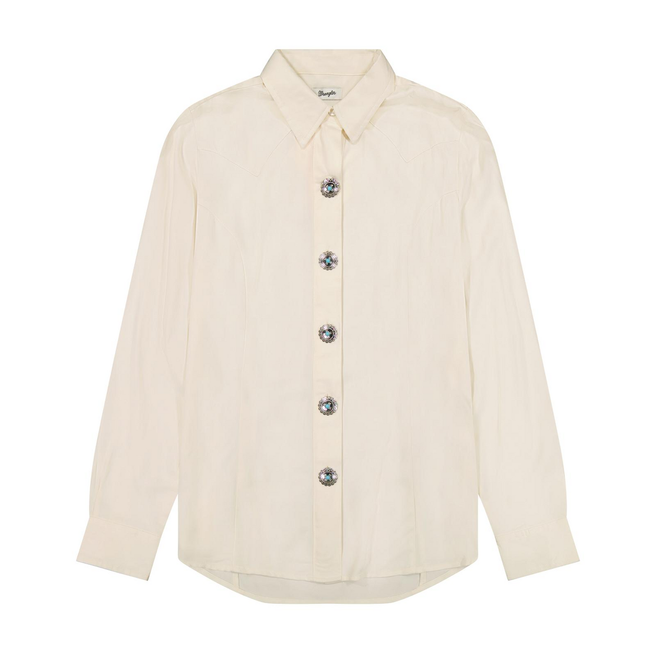 Wrangler® Women's Retro® Punchy Western Shirt - White