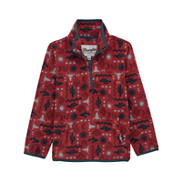 Wrangler® Girl's Fleece Pullover - Burgundy