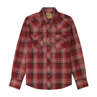 Wrangler® Men's Retro® Long Sleeve Western Shirt - Red Plaid
