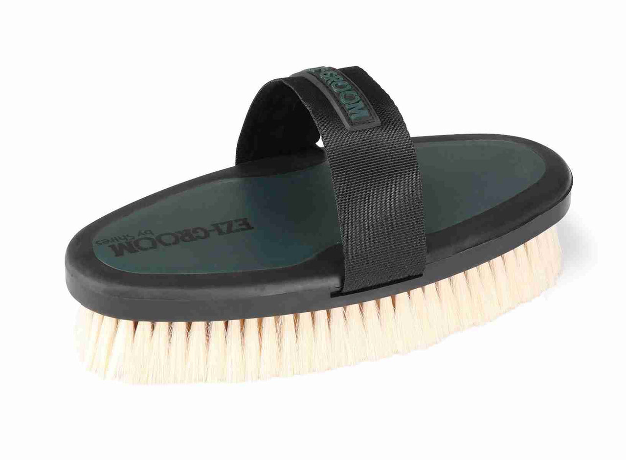 Ezi-Groom Body Brush With Goat Hair