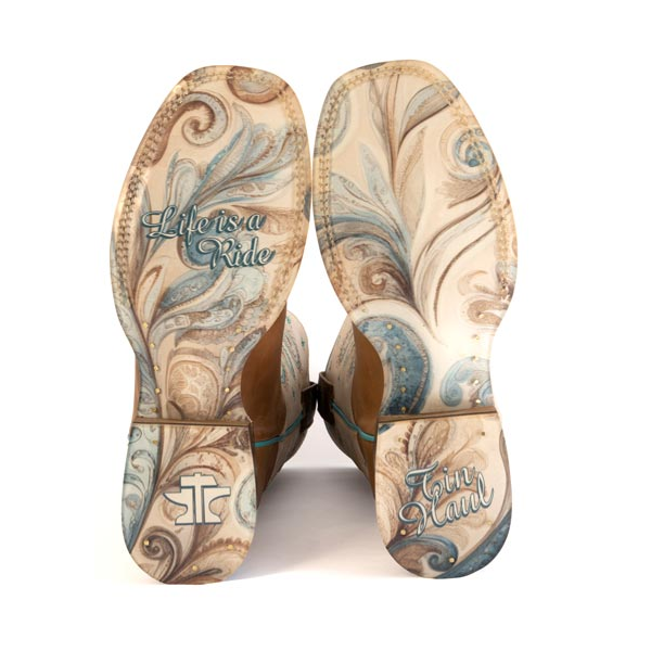 Tin Haul® Women's Cowboy Boots - Paisley Princess