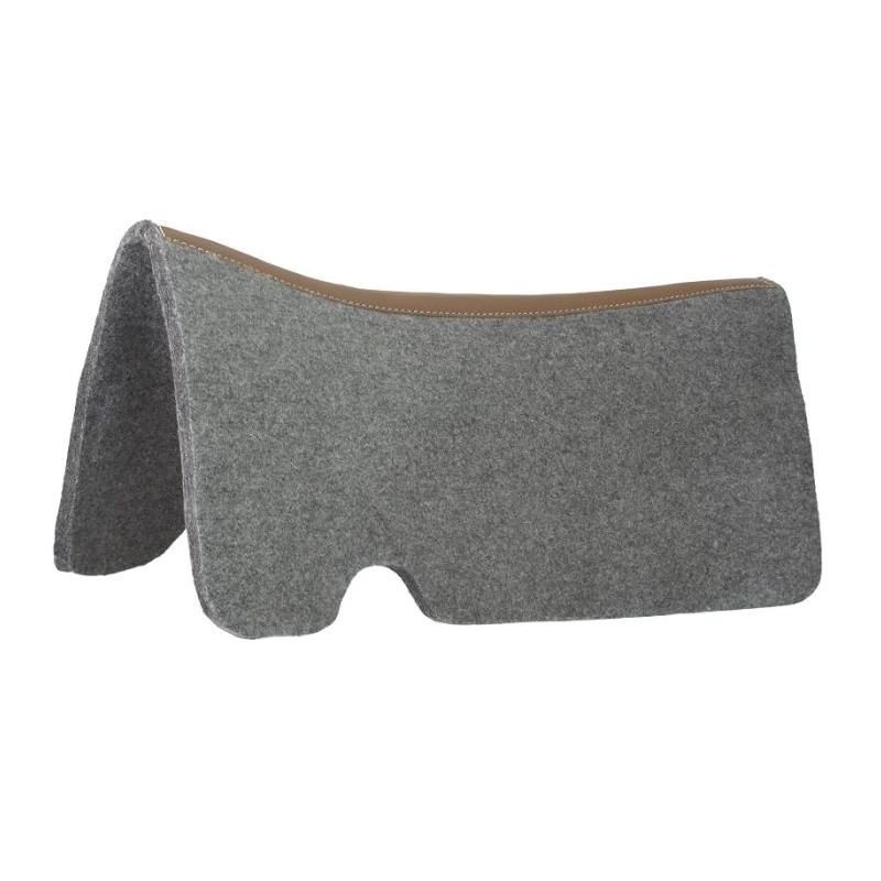 Mustang® Pressed Wool Contoured Western Saddle Pad Liner