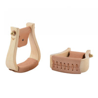 Wooden Visalia Western Stirrup