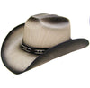 Modestone 2-Tone Straw Cowboy Hat  - #1899