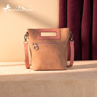 Montana West Cut-Out Embroidered Top Handle Crossbody
