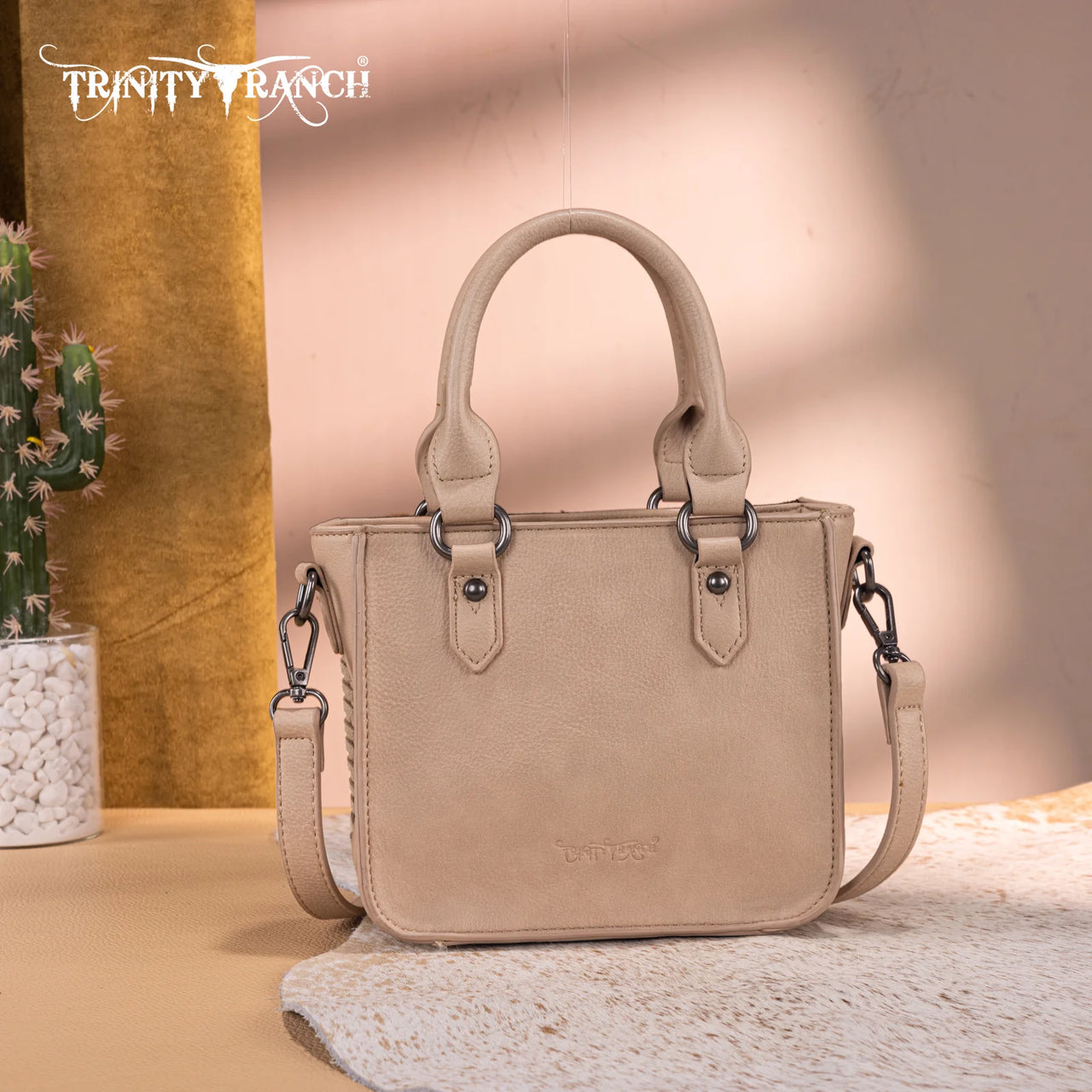Trinity Ranch Floral Tooled Crossbody