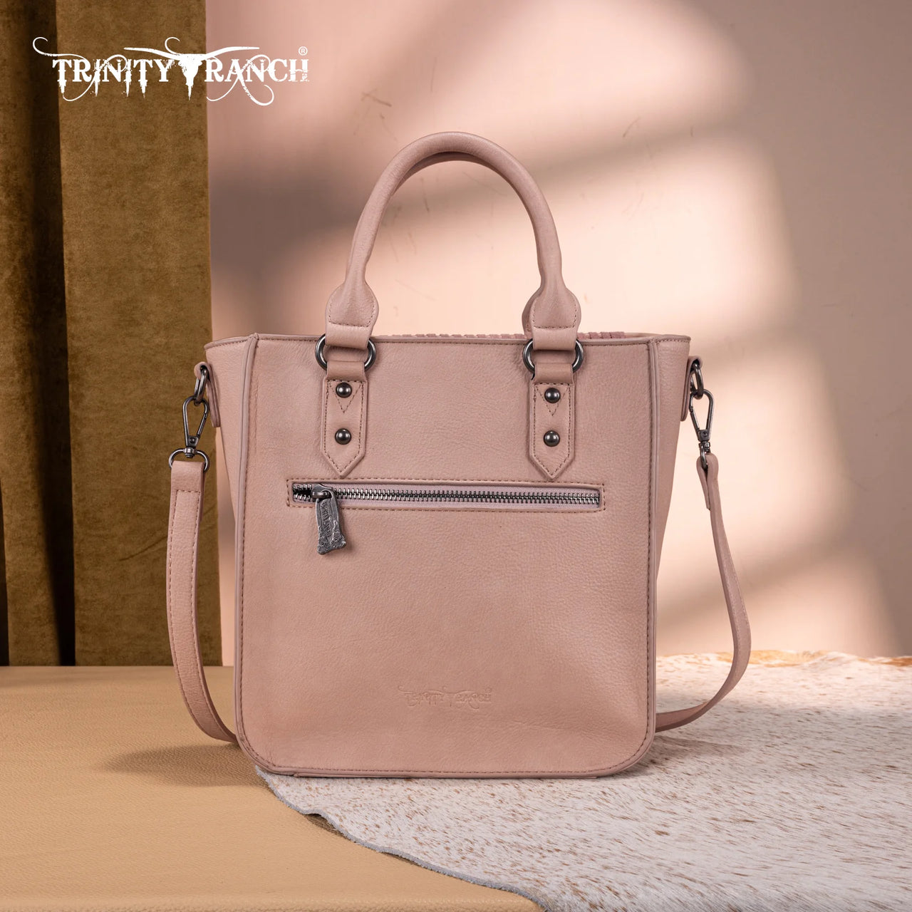 Trinity Ranch Floral Tooled Tote