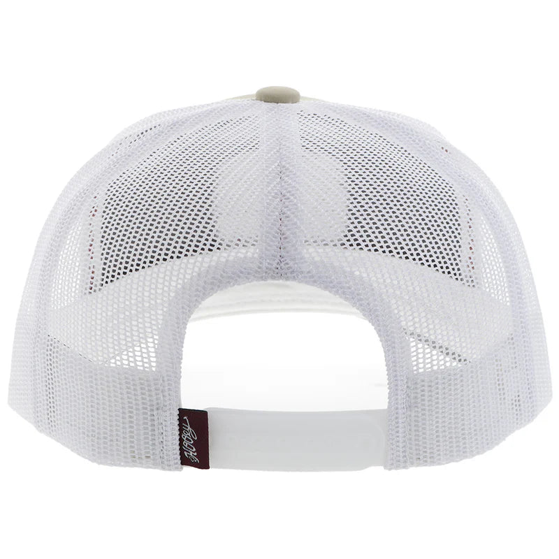 Hooey® Cap Snap Back "Zenith" Hat Tan/White w/ Serape Patch