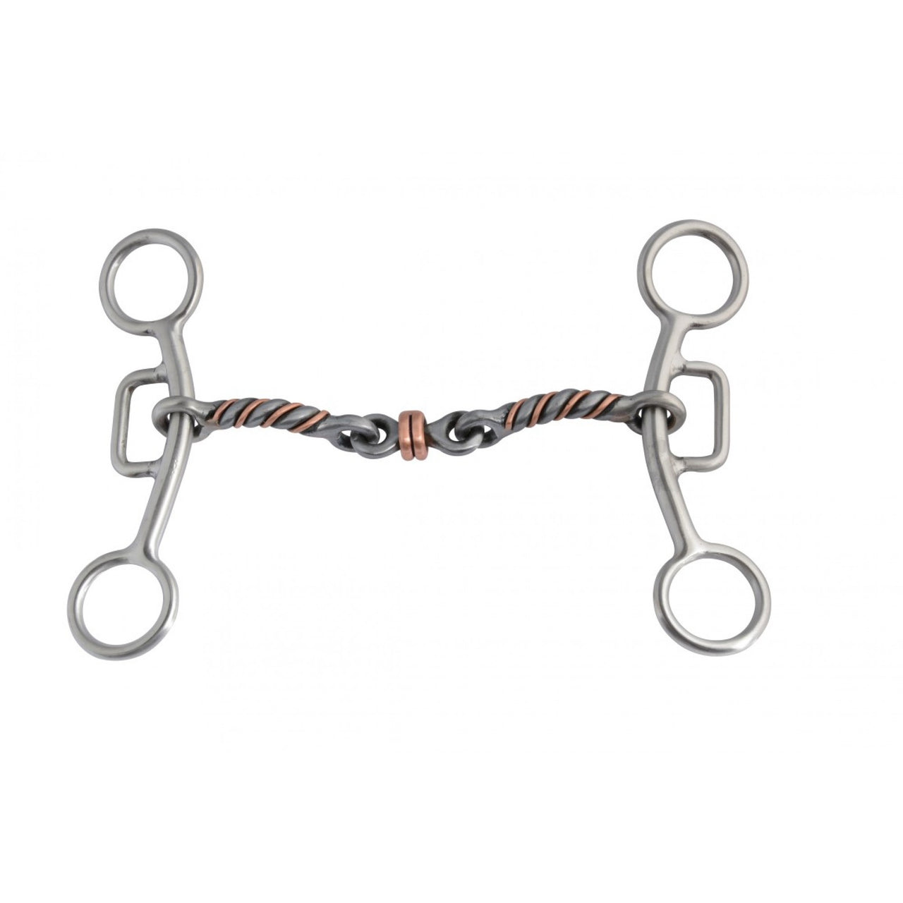 Marley Copper Rolled Gag Bit w/ Sweet Iron Twisted Mouthpiece