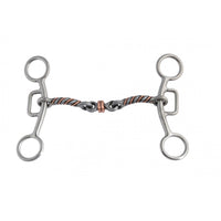 Marley Copper Rolled Gag Bit w/ Sweet Iron Twisted Mouthpiece