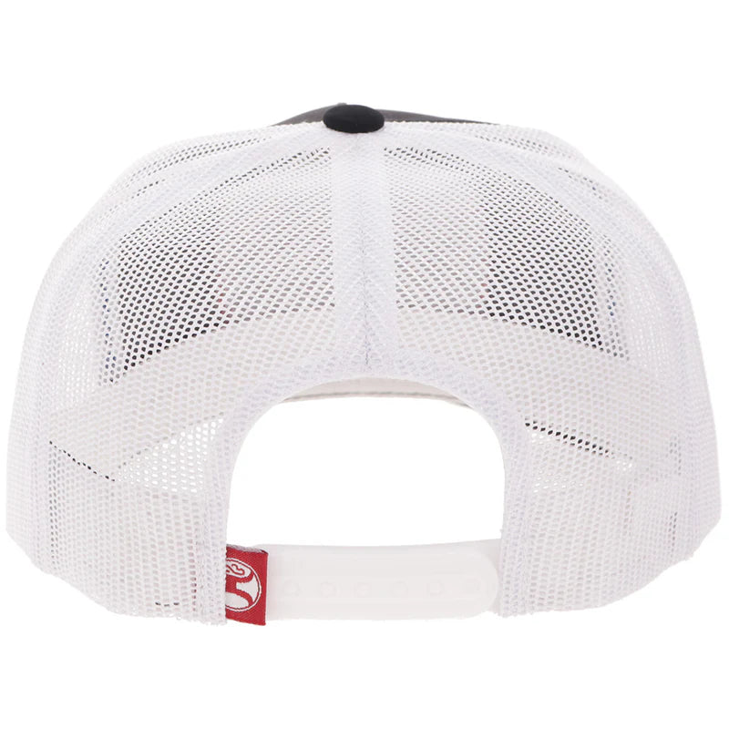 Hooey® Cap Snap Back "Salado" Hat Black/White